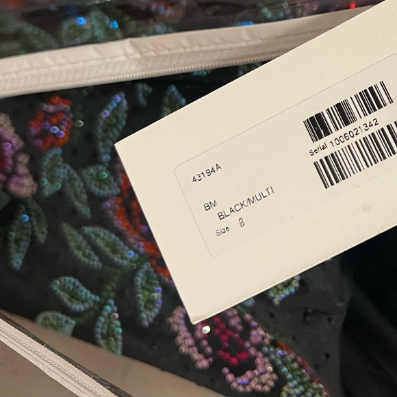 JOVANI Black Floral One-Shoulder Dress - BRAND NEW - Picture 6 of 6